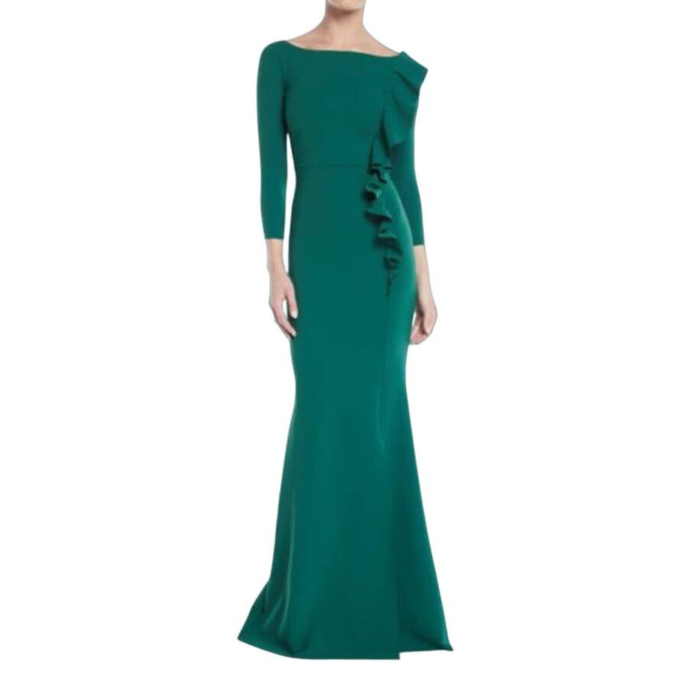 Chiara Boni La Petite Robe Dilia Ruffle Evening Gown